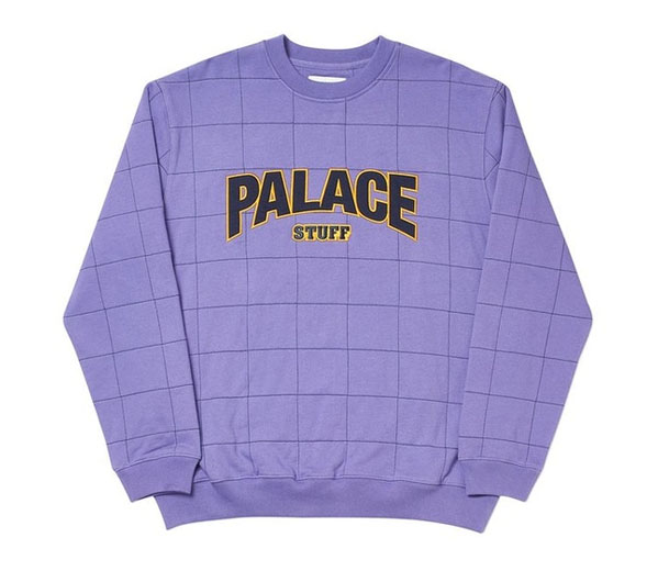 팔라스 P 스터프 크루넥 퍼플 / Palace P Stuff Crew Purple