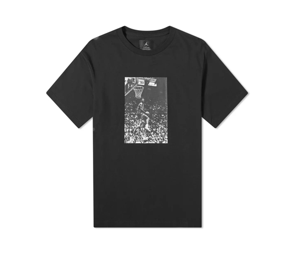 에어 조던 X 유니온 리버스 덩크 티셔츠 반팔 블랙 / Jordan x Union Reverse Dunk T-Shirt Black