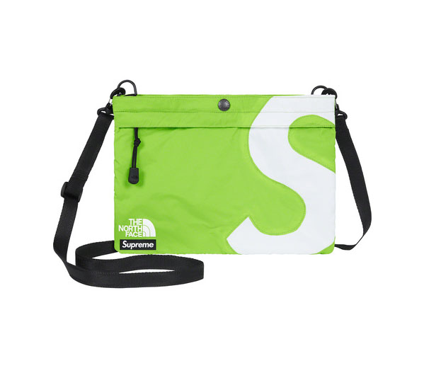 슈프림 X 노스페이스 S 로고 숄더 백 라임 / Supreme® The North Face® S Logo Shoulder Bag Lime