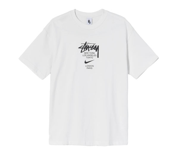 나이키 x 스투시 인터내셔널 티셔츠 화이트 / Nike x Stussy International T-Shirt White