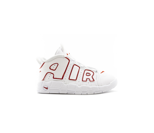 나이키 에어 모어 업템포 화이트 바시티 레드 2021 (TD) / Nike Air More Uptempo White Varsity Red (TD)